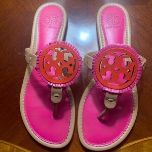 💕Tory Burch Miller Fringe Sandals💕